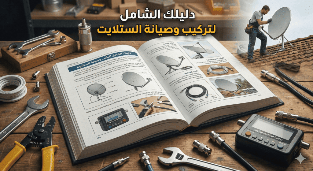 شرح تركيب وصيانة الستلايت بخطوات احترافية